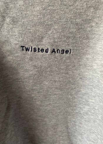 Gri Yarım Fermuarlı Yüksek Yakalı Sweatshirt - Görsel 2