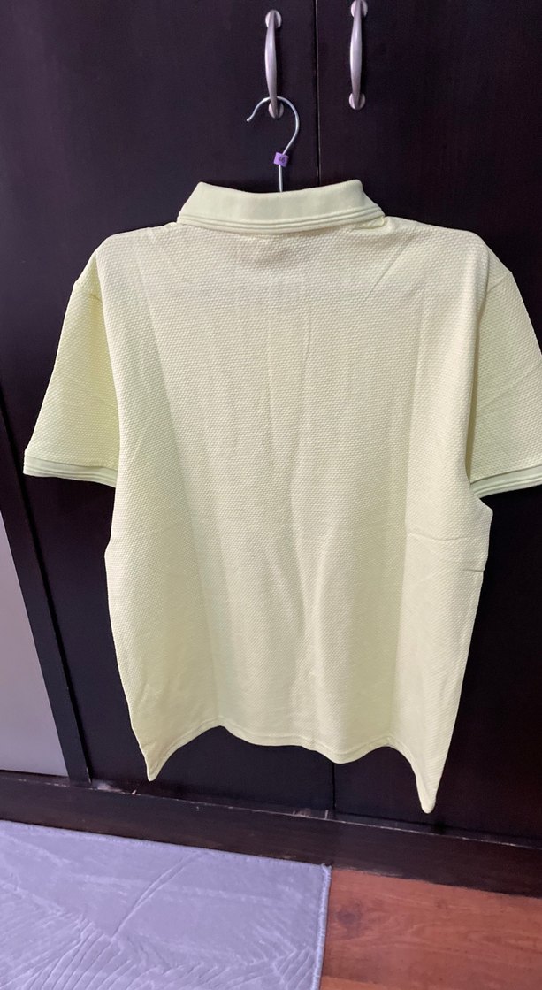Sarı Pamuklu Erkek Polo Tişört - Görsel 3