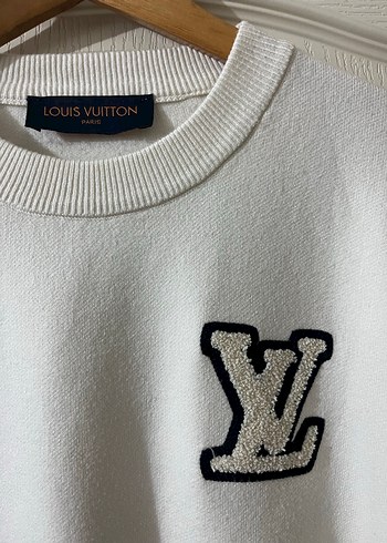 Louis Vuitton Beyaz Siyah Kadın Triko Kazak - Görsel 3