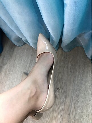 Zara Ten Rengi Topuklu Ayakkabı Stiletto