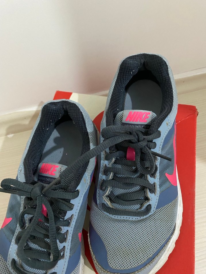 Nike Mavi Gri Kadın Spor Ayakkabı - Görsel 2