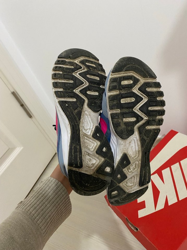 Nike Mavi Gri Kadın Spor Ayakkabı - Görsel 4