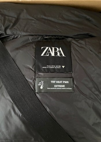 Zara Düğmeli Kadın Kışlık Midi Mont - Görsel 2