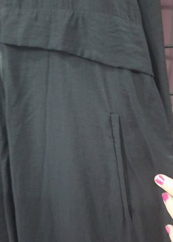 Uzun Siyah ayrobin kap Kadın - Görsel 4