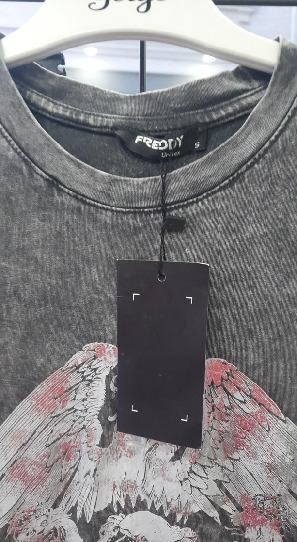 Gri Baskılı Queen Rock Tişört unisex - Görsel 3