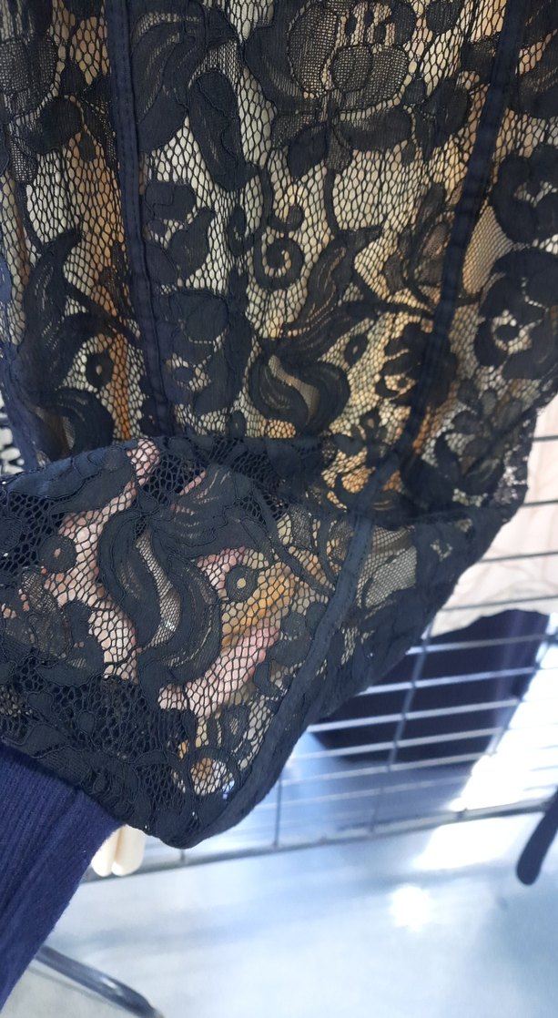 Siyah Dantelli Straplez Uzun Abiye Elbise kadın - Görsel 5