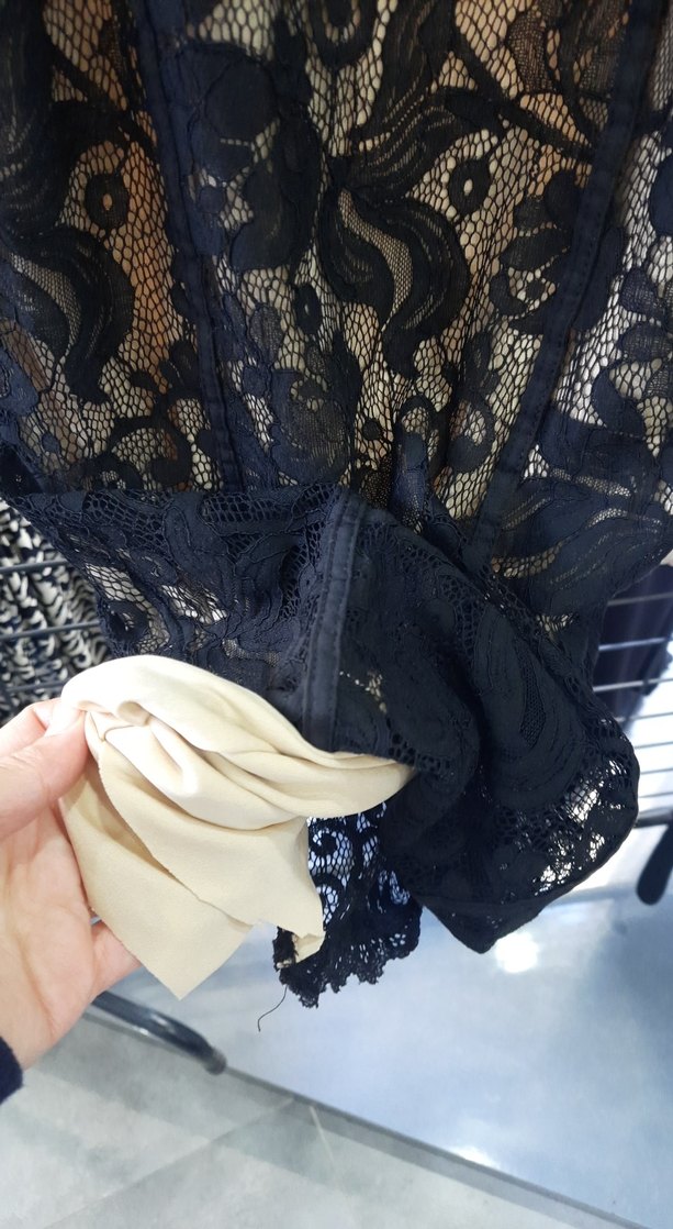 Siyah Dantelli Straplez Uzun Abiye Elbise kadın - Görsel 4