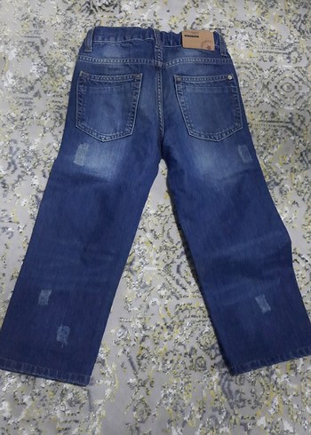 Erkek Çocuk Mavi Regular Fit Kot Pantolon - Görsel 2