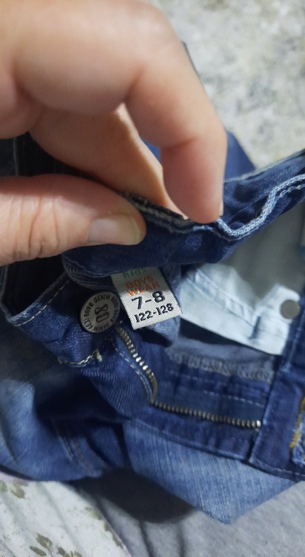 Erkek Çocuk Mavi Regular Fit Kot Pantolon - Görsel 5