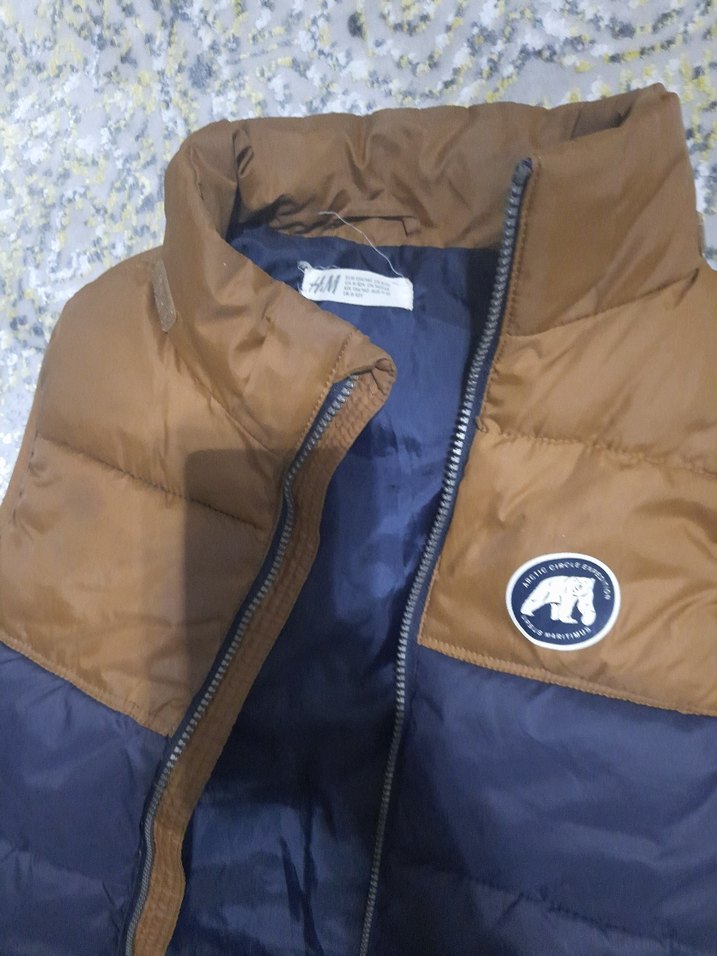 Kahverengi Lacivert Erkek Çocuk Yelek H&M - Görsel 2