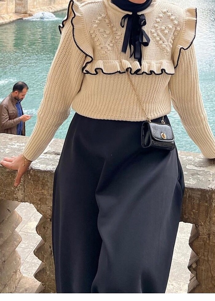 Zara model kazak - Görsel 4