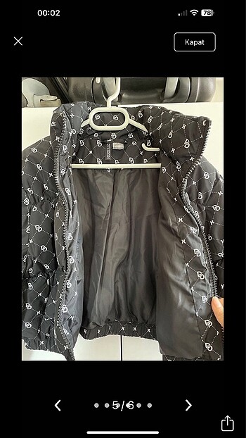 s Beden siyah Renk H&m mont