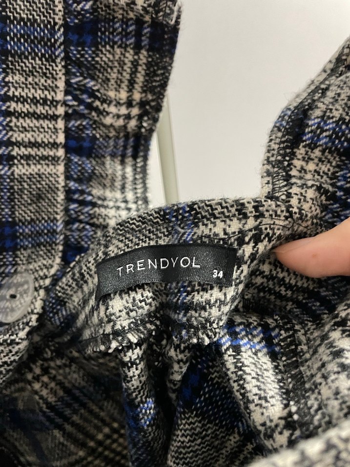 Askılı Ekose salopet - Görsel 2