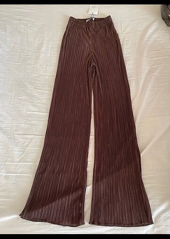 Suud Kahverengi Pilili Kadın pantolon - Görsel 2