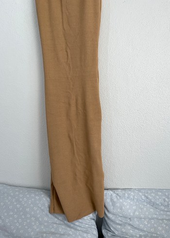 Bej Kolsuz Uzun Elbise - Görsel 2