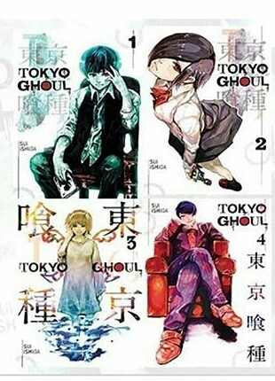 Tokyo gül ilk 4 manga anime kitap
