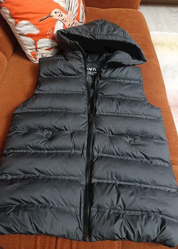 unisex siyah çocuk yelek - Görsel 2