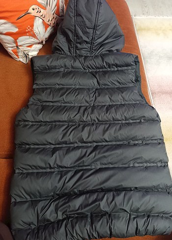 unisex siyah çocuk yelek - Görsel 4