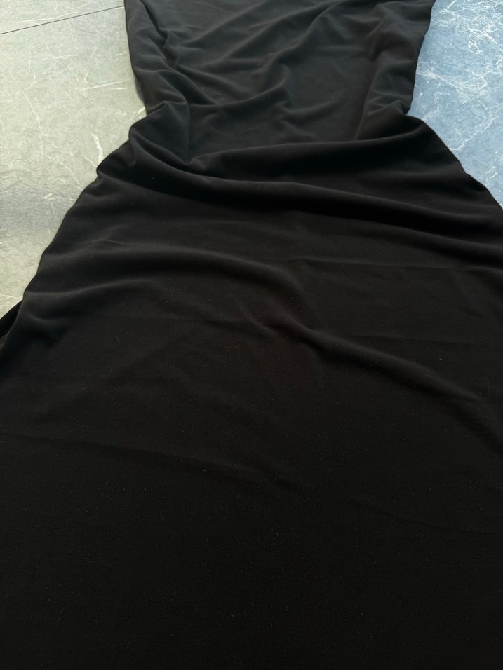 MİLLA SİYAH UZUN ELBİSE - Görsel 4