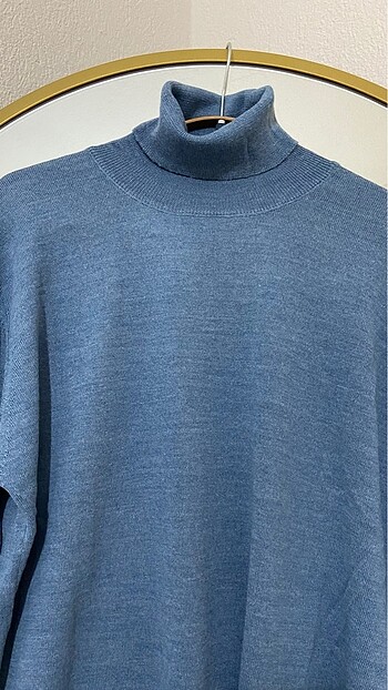 xl Beden mavi Renk Ds Damat Erkek Boğazlı Kazak