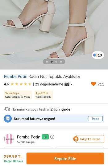 Pembe potin ayakkabı