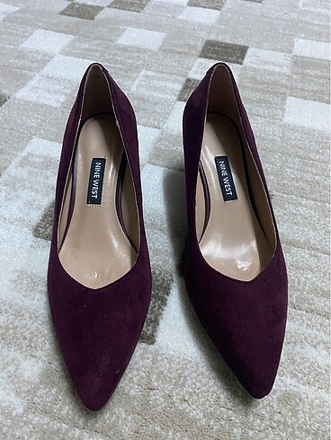 Nine west bordo ayakkabı