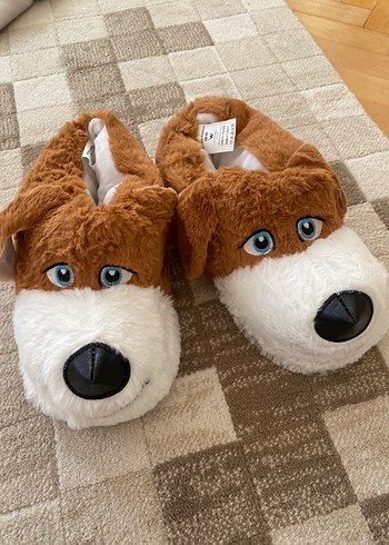 Kahverengi Ev Terliği panduf - Görsel 2