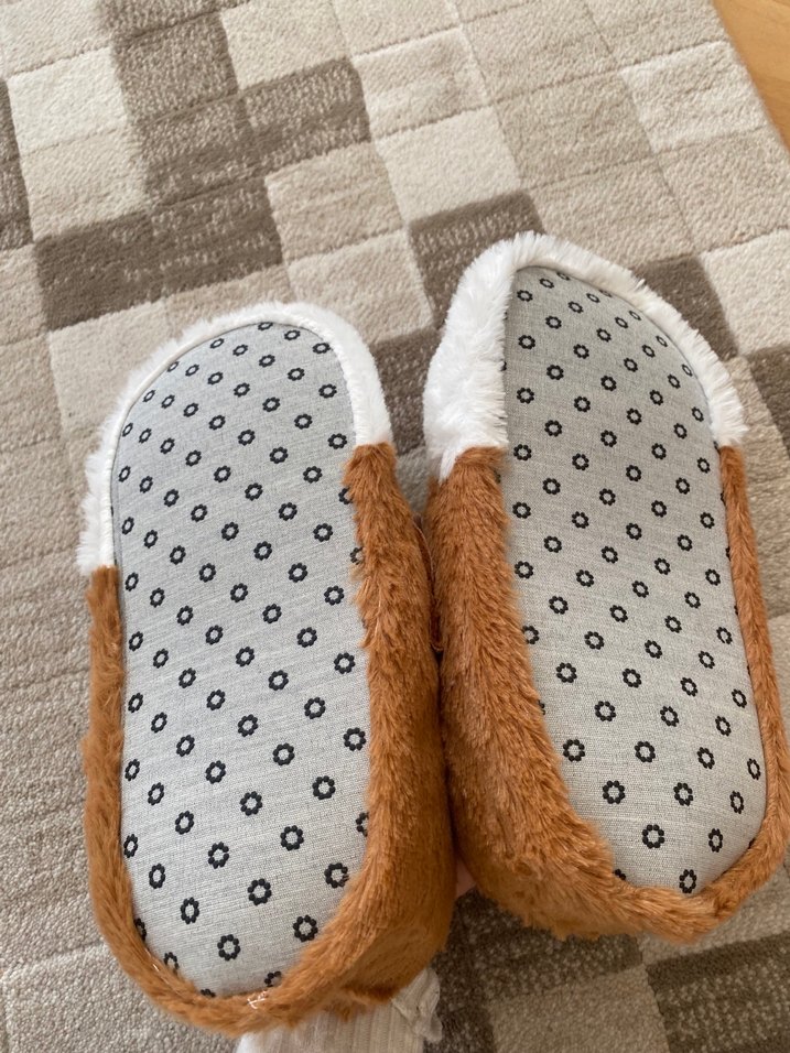 Kahverengi Ev Terliği panduf - Görsel 3