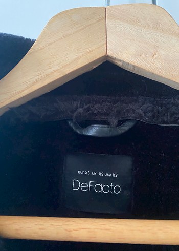 Kürk Detaylı Siyah Deri Kadın Biker Ceket - Görsel 6