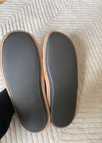 Kahverengi Zebra Desenli Kadın Ev Terliği - Görsel 5