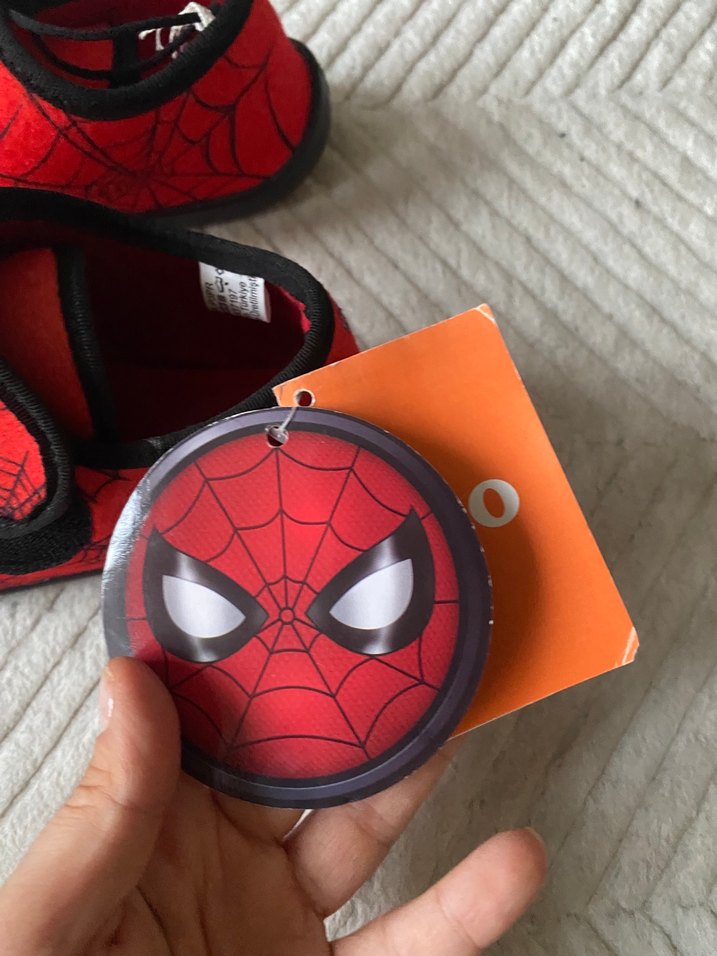 Kırmızı Spiderman Erkek Çocuk Ev Terliği - Görsel 3