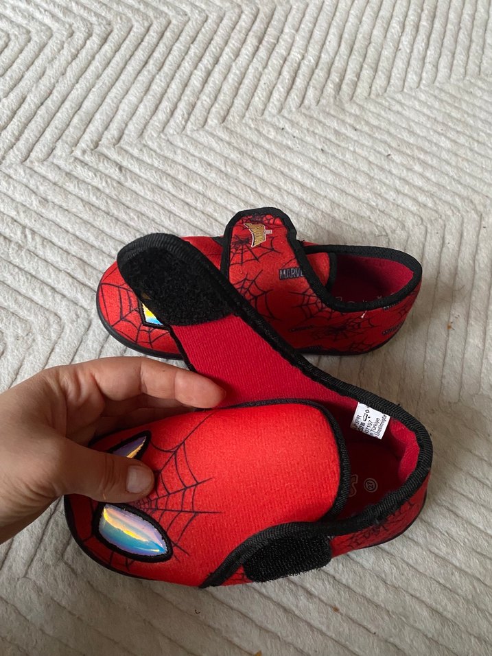 Kırmızı Örümcek Adam Erkek Çocuk Ev Terliği - Görsel 4