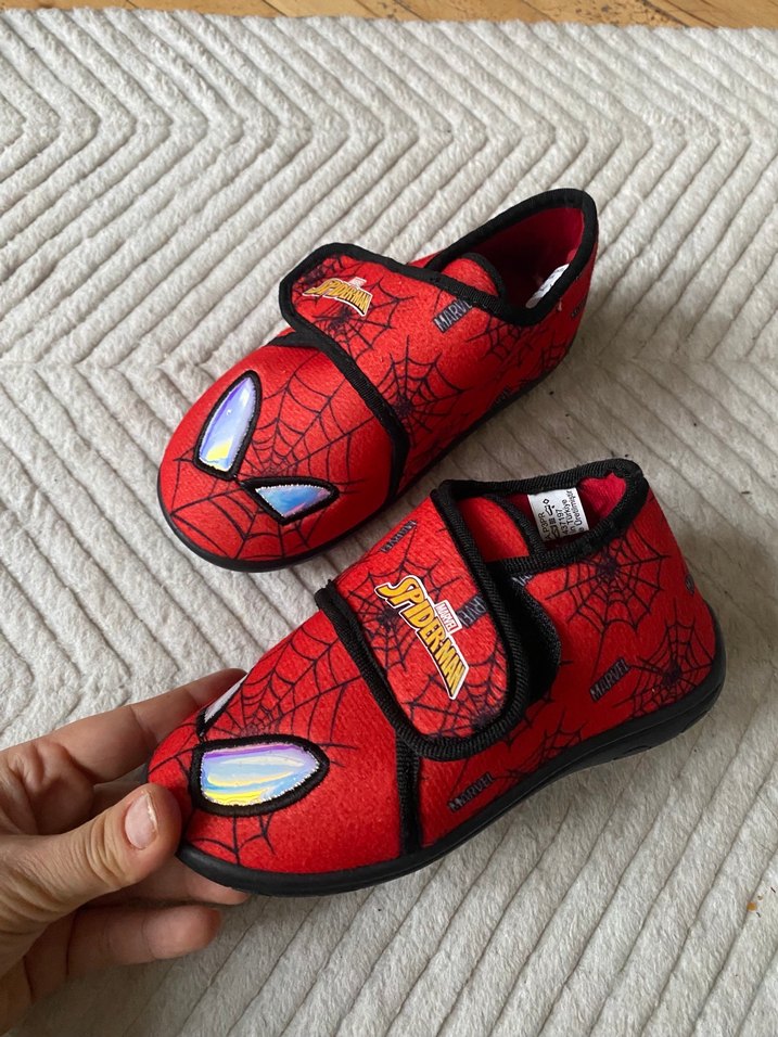 Kırmızı Örümcek Adam Erkek Çocuk Ev Terliği - Görsel 2