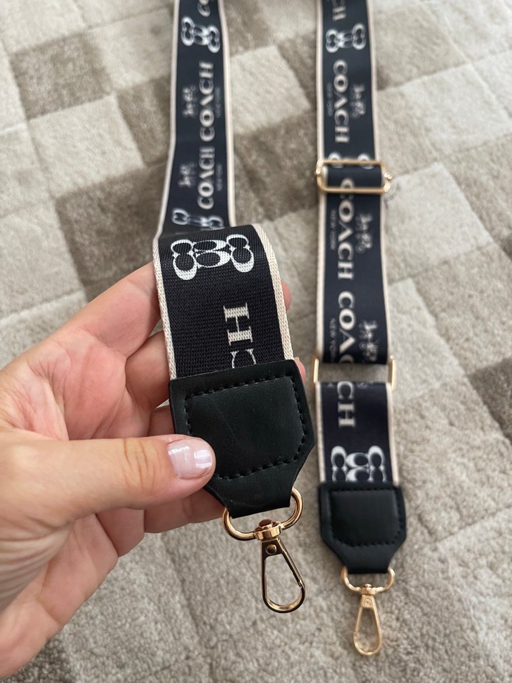 Coach Siyah Monogram Omuz Askısı — görsel 2/6