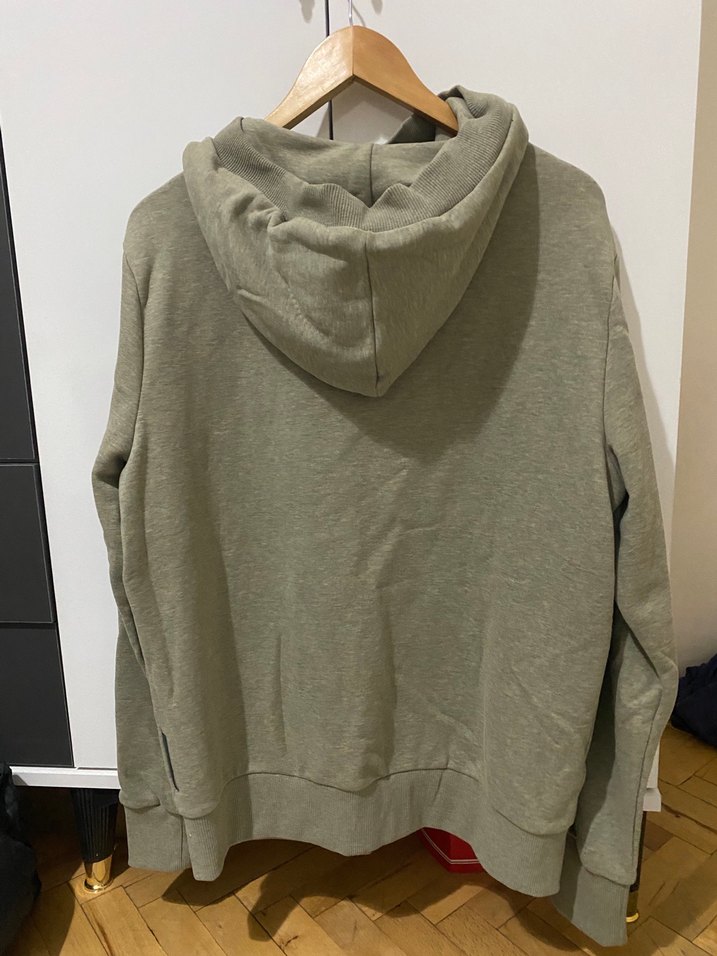 Gri Yüksek Yakalı Kadın Sweatshirt - Görsel 4