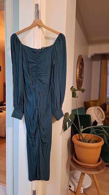 Büzgü model elbise