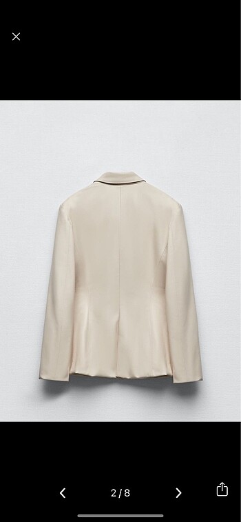xl Beden Zara deri blazer