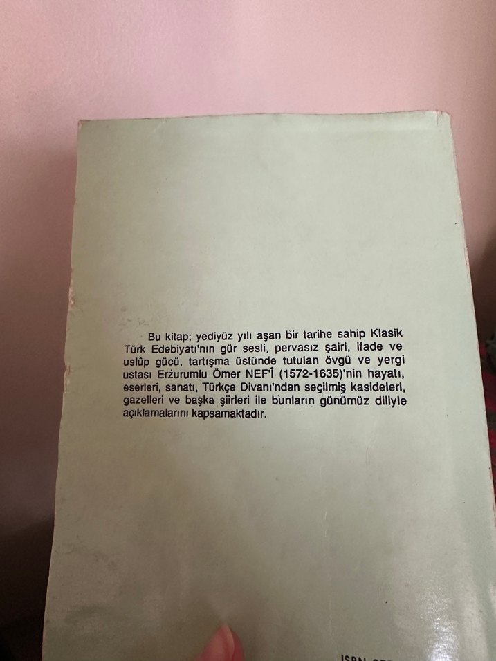 Nef'i Divan'ından Seçmeler - Türk Klasikleri - Görsel 2