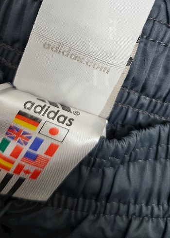 Koyu Kırmızı Şeritli / Antrasit Renk / Erkek Eşofman Altı Adidas - Görsel 3