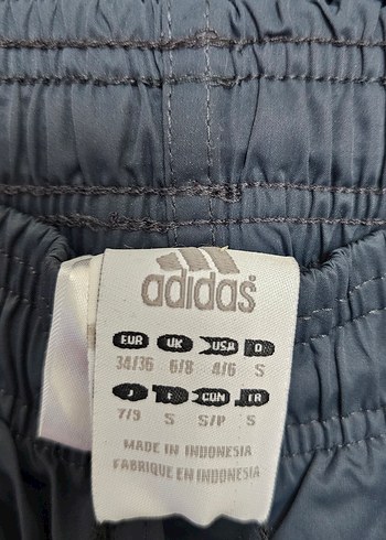 Koyu Kırmızı Şeritli / Antrasit Renk / Erkek Eşofman Altı Adidas - Görsel 2