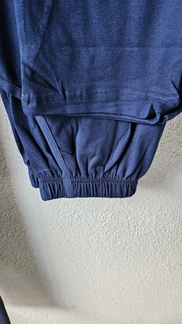 Düğmeli Baskılı Kısa Kollu Erkek Pijama Takımı - Görsel 2