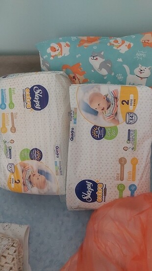 Bi dolu hediyeli 2 paket sleepy bebek bezi