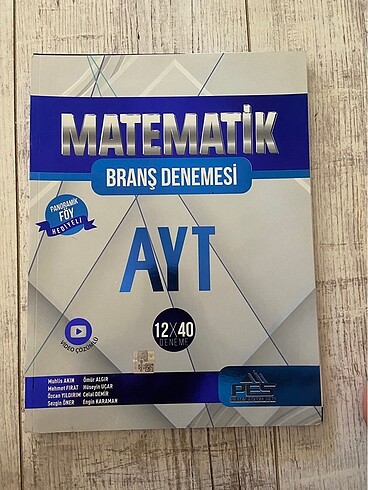 Ayt Matematik Denemeleri Pes Yayınları