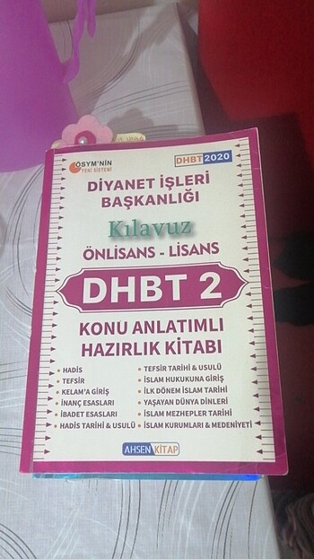  Dhbt kitabı