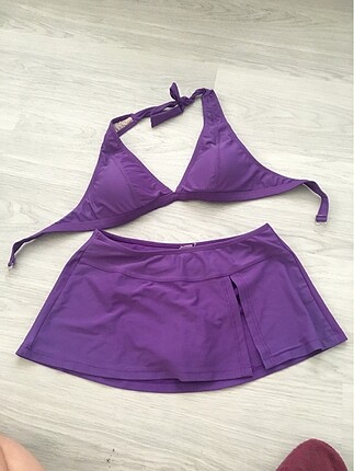 #mor #etekli #boyundan #bağlamalı #bikini