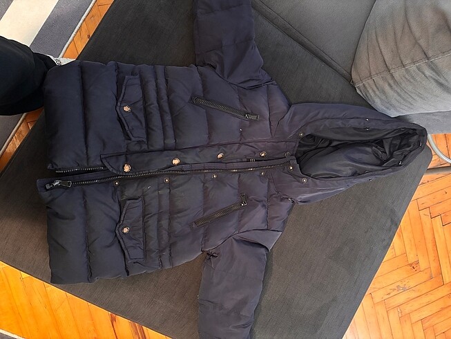 7 Yaş Beden lacivert Renk Zara mont