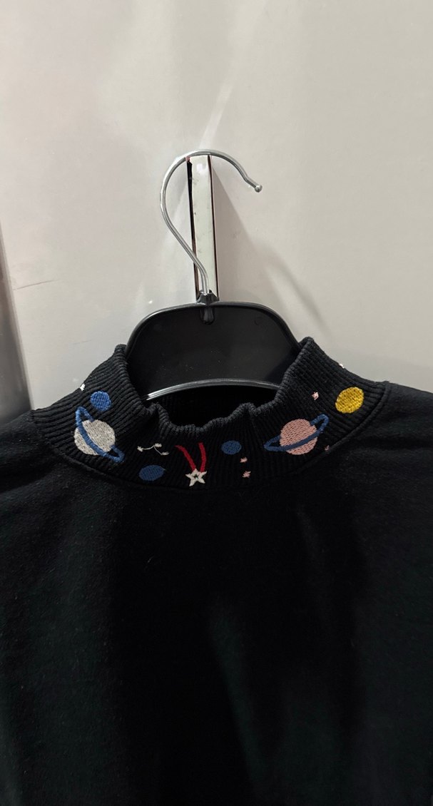 Siyah Kadın Sweatshirt - Görsel 2