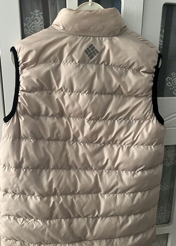 Bej Kadın Fermuarlı Streetwear Yelek - Görsel 3