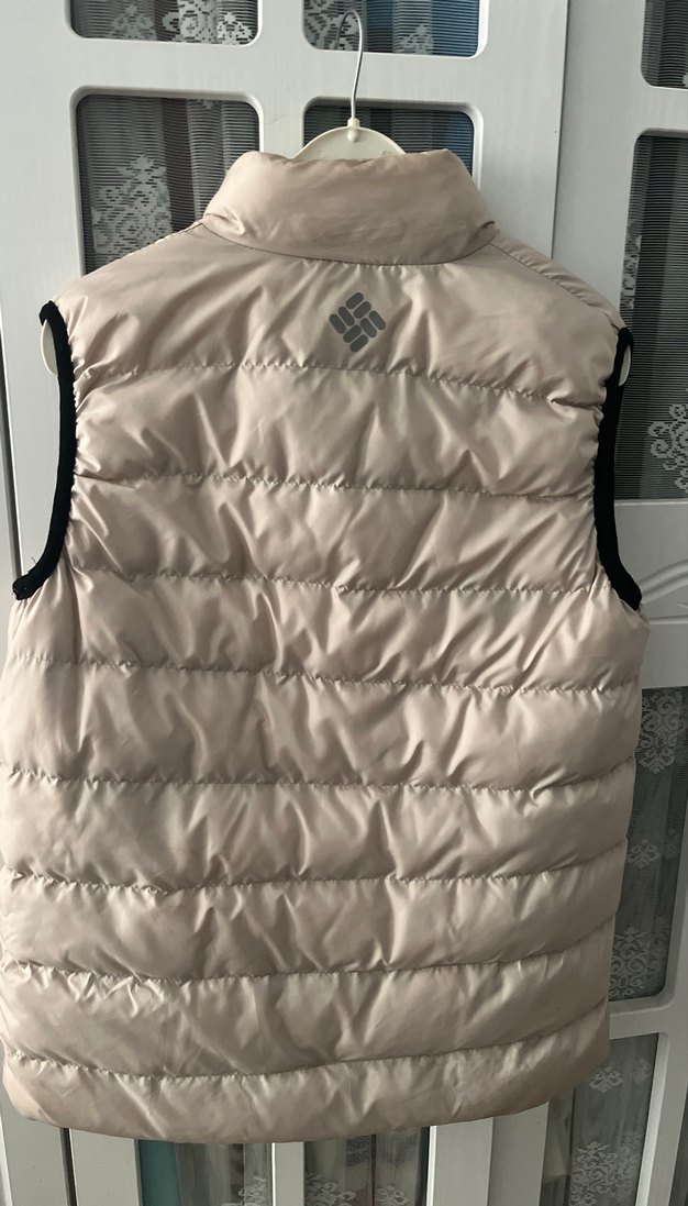 Bej Kadın Fermuarlı Streetwear Yelek - Görsel 3