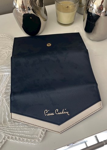 Pierre Cardin lacivert Deri Kadın Cüzdanın - Görsel 4